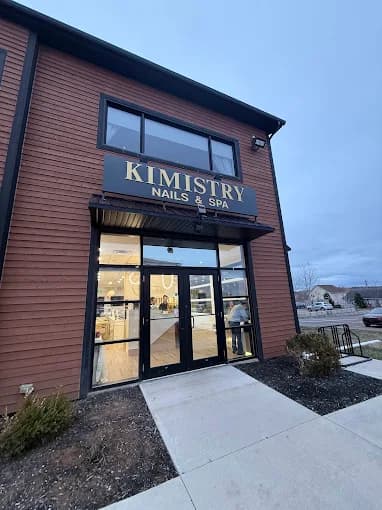 Kimistry Nails & Spa at 550 Gauvin Road in Dieppe, seen from above